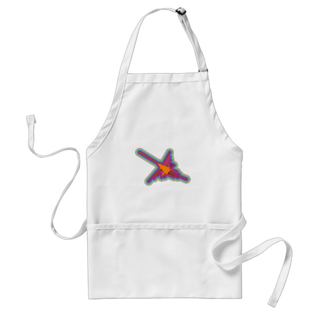 Delantal Dibujo de Nazca Hummingbird Perú (Frente)