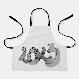 Delantal Dibujo original 2023 Año Nuevo AKA