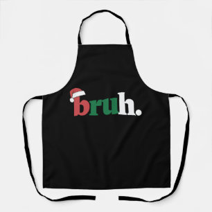 Delantal Dicho divertido meme de hermano saludo de Navidad