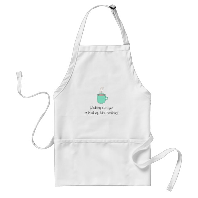 Delantal Dicho Lindo de Hacer Café (Frente)