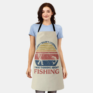 Delantal Dichos divertidos de pesca