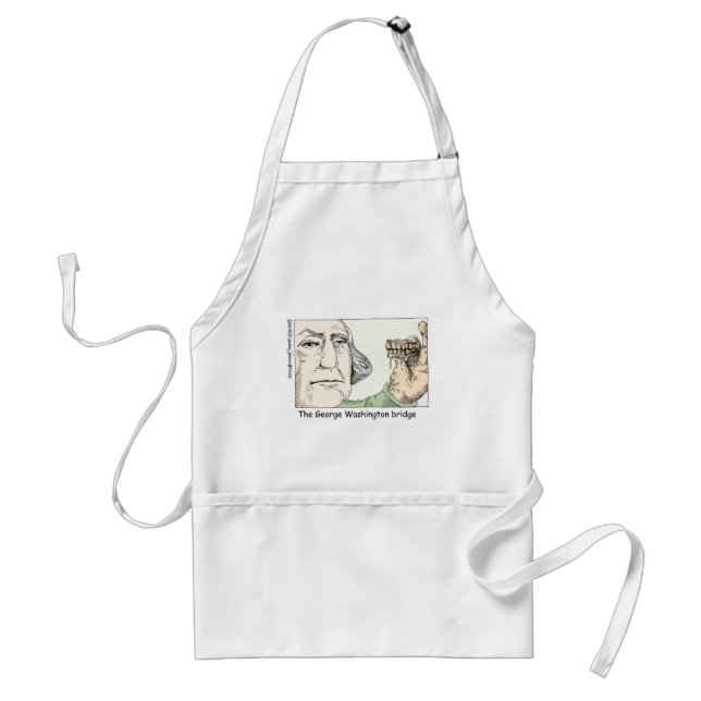Delantal Dientes de George Washington Regalos y Coleccionab (Frente)