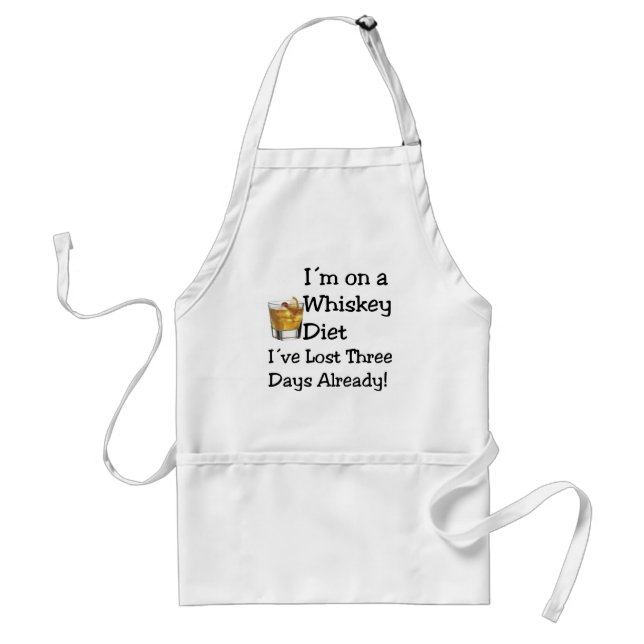 Delantal Dieta del whisky (Frente)