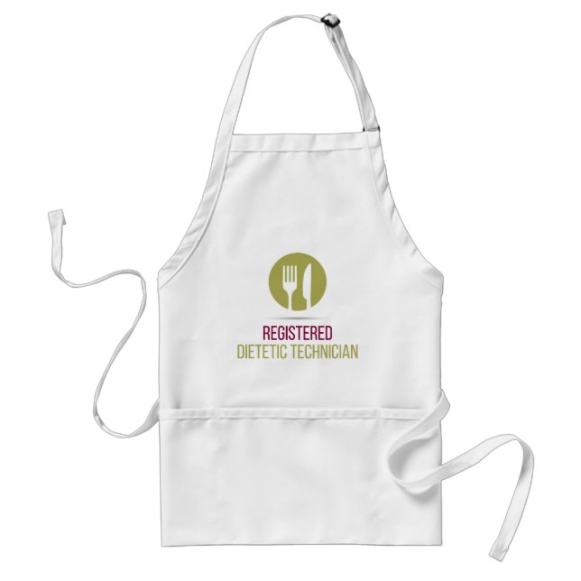 Delantal dietético registrado del técnico (Frente)