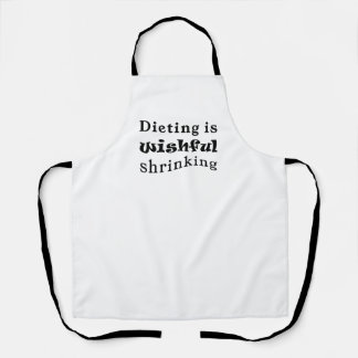 Delantal Dieting is Wishful Shrinking Apron