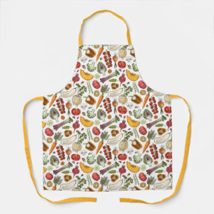 Delantal Diferentes tipos de verduras