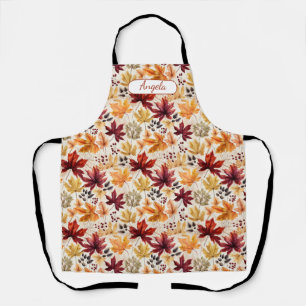 Delantal Dilo con hojas de otoño 3 - Personalizado