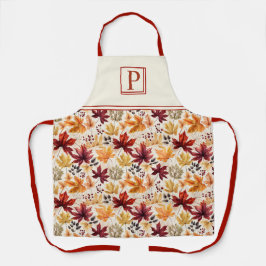 Delantal Dilo con hojas de otoño 3 - Personalizado