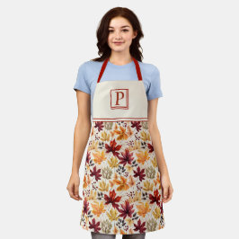Delantal Dilo con hojas de otoño 3 - Personalizado