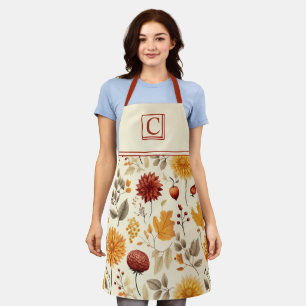 Delantal Dilo con hojas de otoño - Personalizado