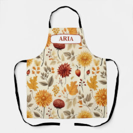Delantal Dilo con hojas de otoño - Personalizado