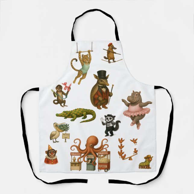 Delantal Dingaling Bros Circus acts (Anverso)