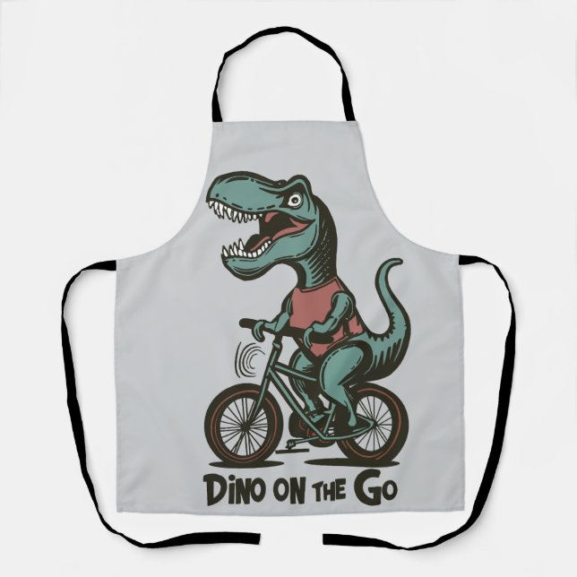 Delantal Dino en marcha (Anverso)