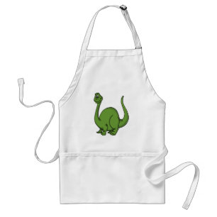 Delantal Dino verde
