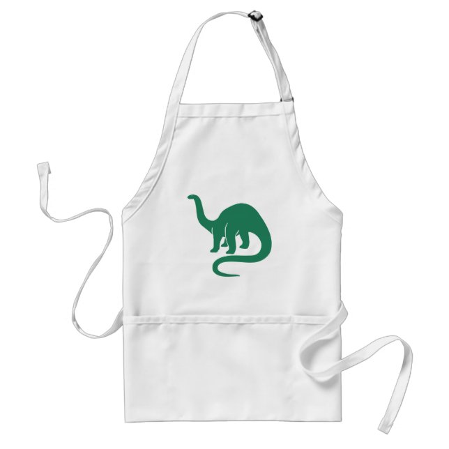 Delantal Dinosaur Apron Green (Frente)