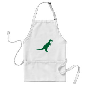 Delantal Dinosaur Green