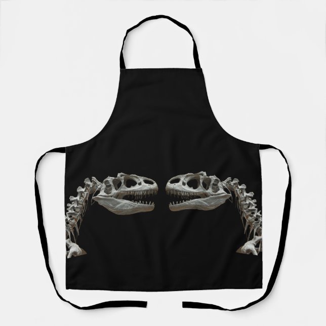 Delantal Dinosaur Skeleton Apron (Anverso)