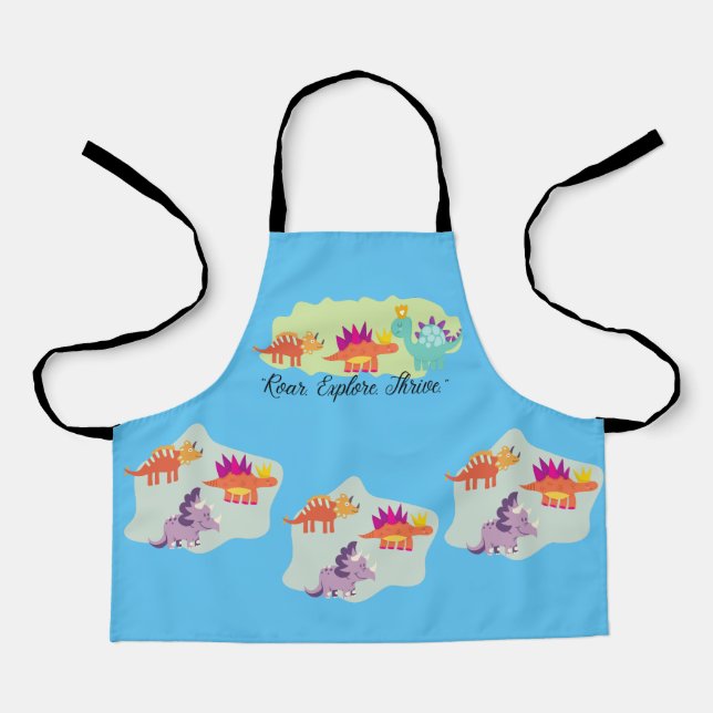 Delantal Dinosaurio (Anverso)