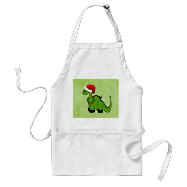 Delantal Dinosaurio navidad (Frente)