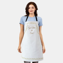 ¡Dios bendiga al Cocinero! Personalizable Apron