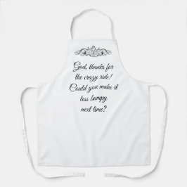 Delantal Dios de Cherub, ¡gracias por el viaje loco!