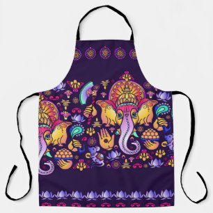 Delantal Dios hindú de Ganesh: La Seamless festiva