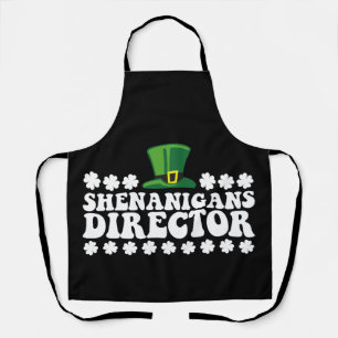 Delantal Director de Shenanigans Groovy Día de San Patricio