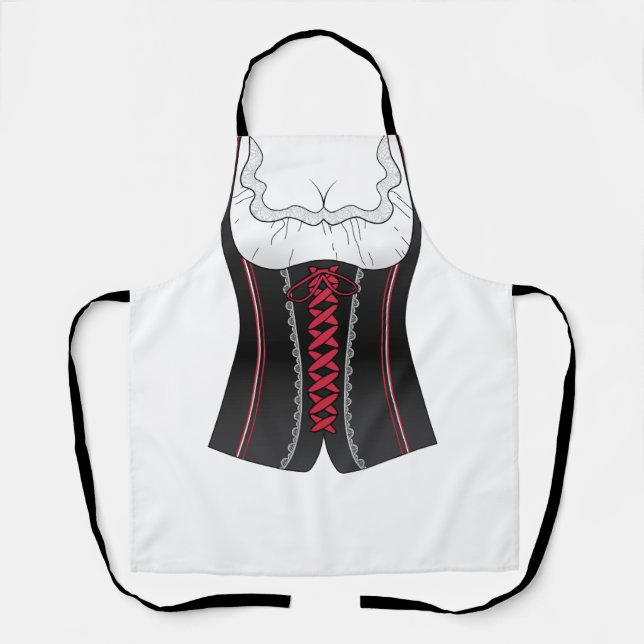 Delantal Dirndl (Anverso)