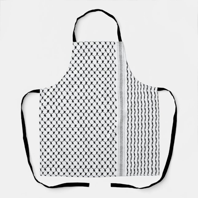 Delantal Diseñado por el Personalizado Kufiya palestino (Anverso)