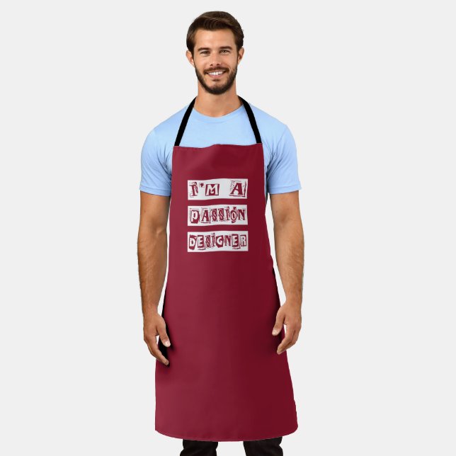 Delantal Diseñador de pasiones (Gastado)