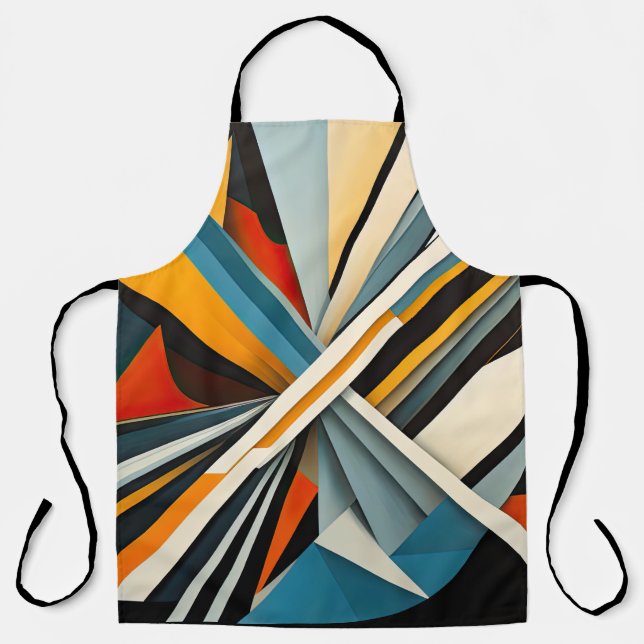 Delantal Diseño abstracto moderno (Anverso)