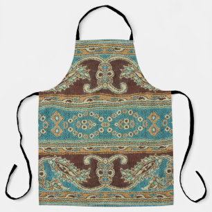 Delantal Diseño árabe de Fabric Paisley Oriental