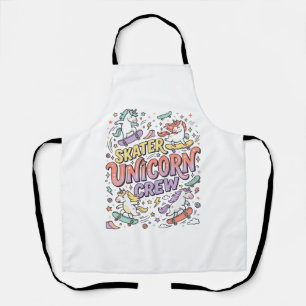 Delantal Diseño caprichoso de Zazzle de la tripulación de u