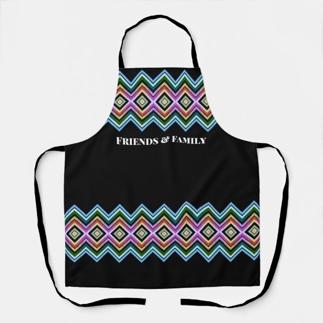 Delantal Diseño colorido y moderno (Anverso)