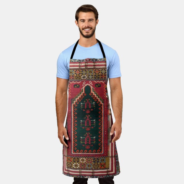 Delantal Diseño de alfombras tradicionales turcas (Gastado)
