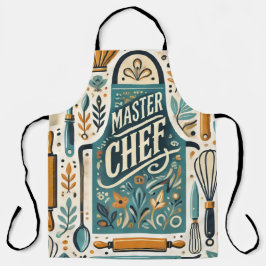 Delantal Diseño de Apron del chef principal: arte de cocina