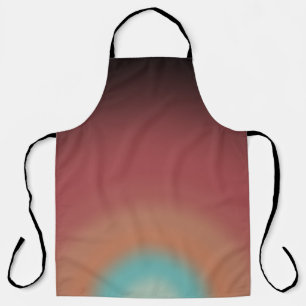 Delantal Diseño de arte de arcoíris del desierto del suroes