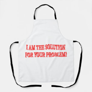 Delantal Diseño de artesanías "SOY LA SOLUCIÓN" Comprar