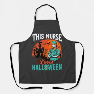 Delantal Diseño de atención médica espeluznante de Hallowee