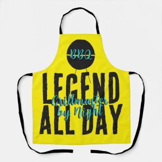 Delantal Diseño de BBQ King | Grillmaster Gift | Cita diver