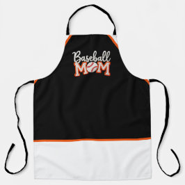 Delantal Diseño de caja de regalo "Baseball Mom “Baseball M