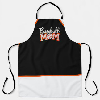Delantal Diseño de caja de regalo "Baseball Mom “Baseball M
