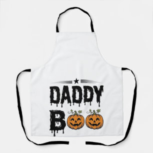 Delantal Diseño de camiseta de calabaza de Halloween vintag