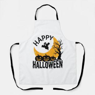 Delantal Diseño de camiseta de calabaza fantasma Vintage Fe