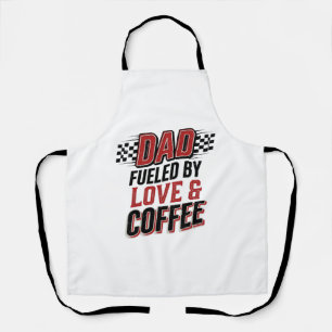 Delantal Diseño de camiseta de carreras para papá impulsado