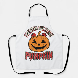 Delantal Diseño de camiseta de entrega de Halloween de enfe
