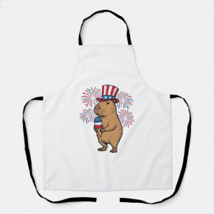 Delantal Diseño de camiseta de fuegos artificiales de helad