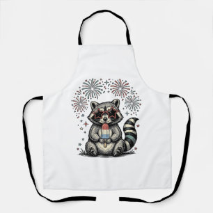 Delantal Diseño de camiseta de fuegos artificiales de mapac
