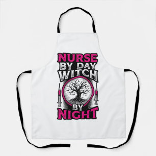 Delantal Diseño de camiseta de Halloween de enfermera de dí