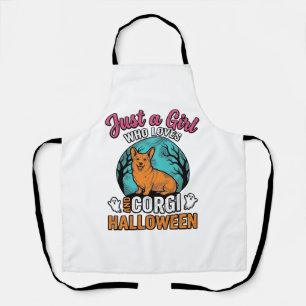 Delantal Diseño de camiseta de Halloween para chica amante 